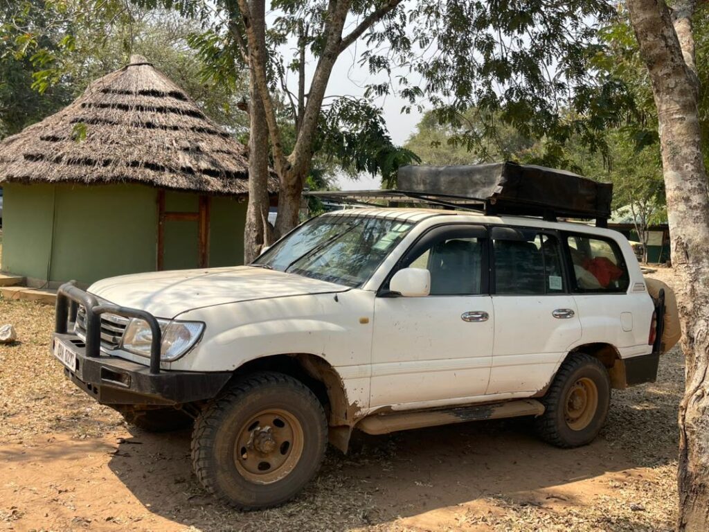Rooftop tent car rental Uganda
